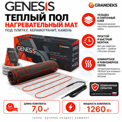 Система мат двухжильный  Genesis - 07,0 / 1260