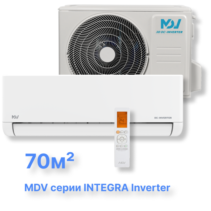 Инверторная сплит-система MDV серия INTEGRA Inverter MDSI2-24HRFN8/MDOI2-24HFN8