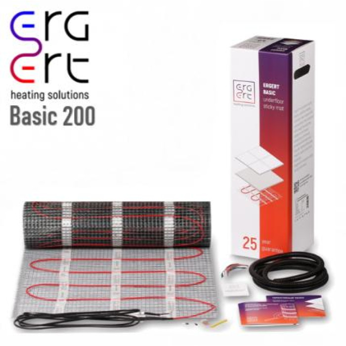 Теплый пол ERGERT BASIC 200 - 1,0 кв.м.