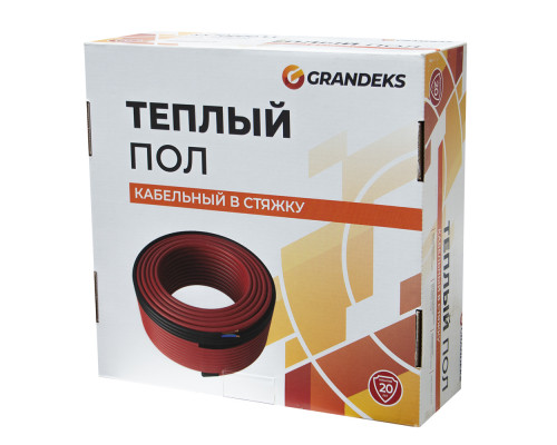 Нагревательный кабель Grandeks G2-640Вт / 3,5-5,3 м2 купить в Новосибирске