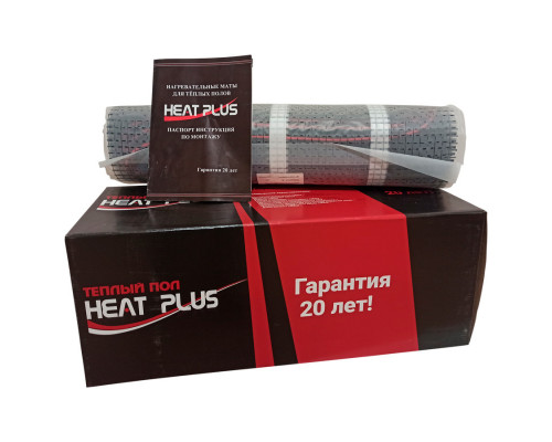 Нагревательный мат Heat Plus 2.5 кв.м (375вт) купить в Новосибирске
