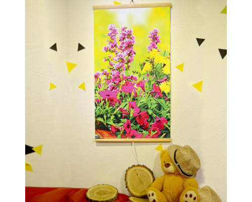 Пленочный инфракрасный обогреватель-картина "Картина Цветы", 500 Вт купить в Новосибирске