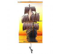 Пленочный инфракрасный обогреватель-картина "Корабль", 500 Вт
