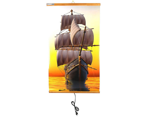 Пленочный инфракрасный обогреватель-картина "Корабль", 500 Вт купить в Новосибирске