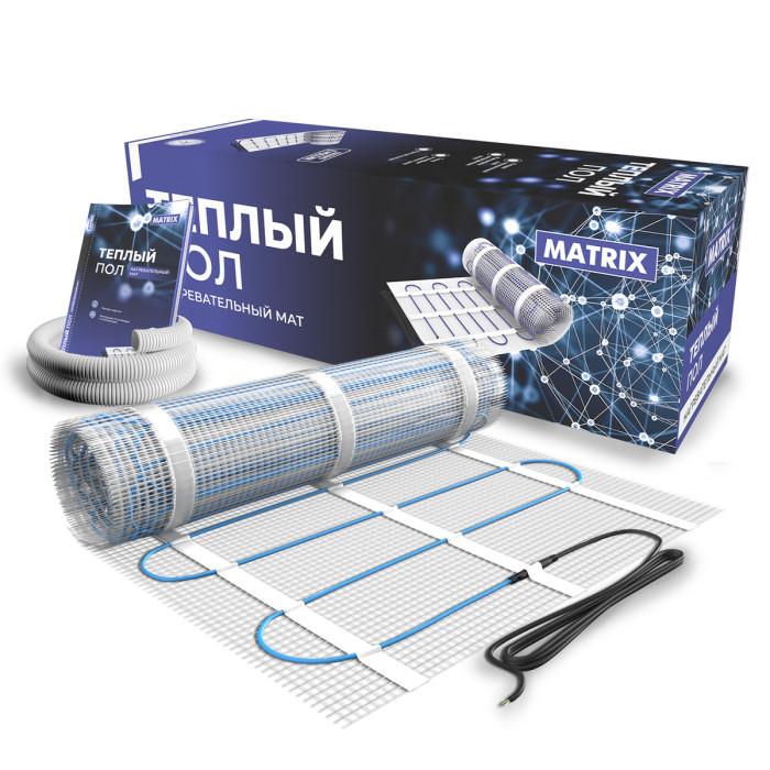 Теплый пол на сетке MATRIX 75 Вт 0,5 кв.м