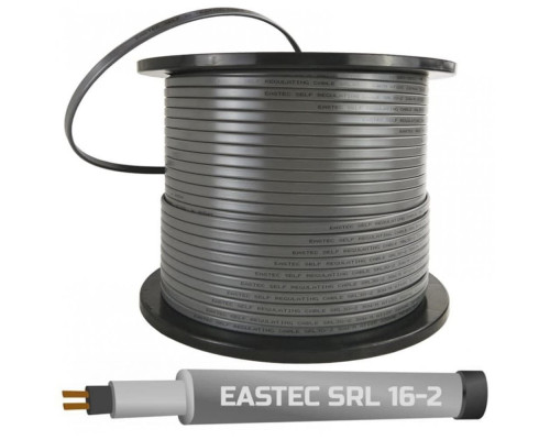 EASTEC SRL 16-2 M=16W (300м/рул.), греющий кабель без оплетки, пог.м. купить в Новосибирске