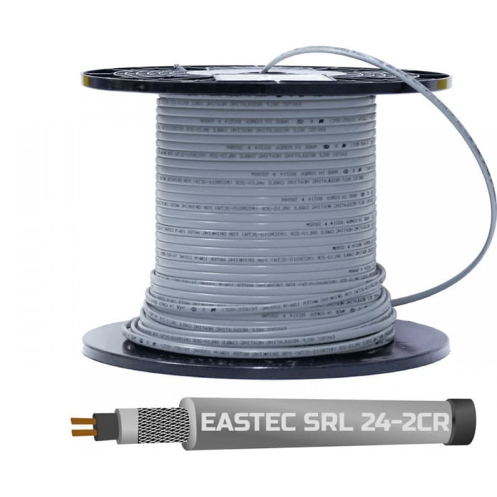 EASTEC SRL 24-2 CR, M=24W (200м/рул.), греющий кабель, пог.м.