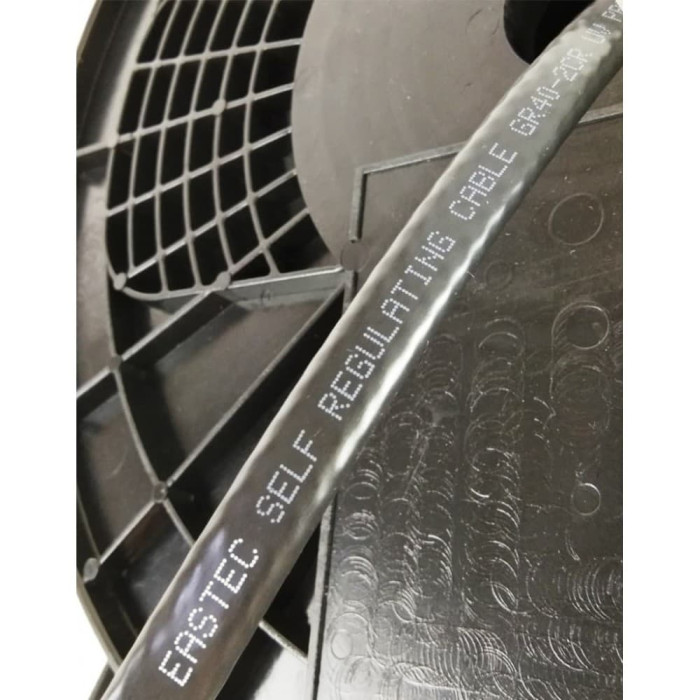 EASTEC GR 40-2 CR, M=40W (200м/рул.), греющий кабель с УФ защитой, пог.м.