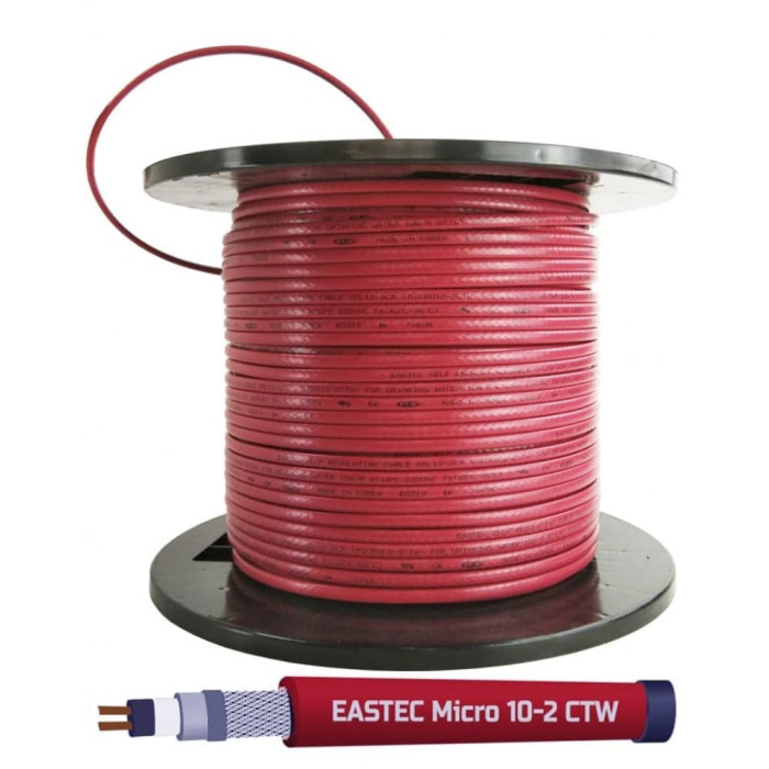 EASTEC MICRO 10 - CTW, SRL 10-2CR M=10W, греющий кабель c пищевой оболочкой, пог.м.