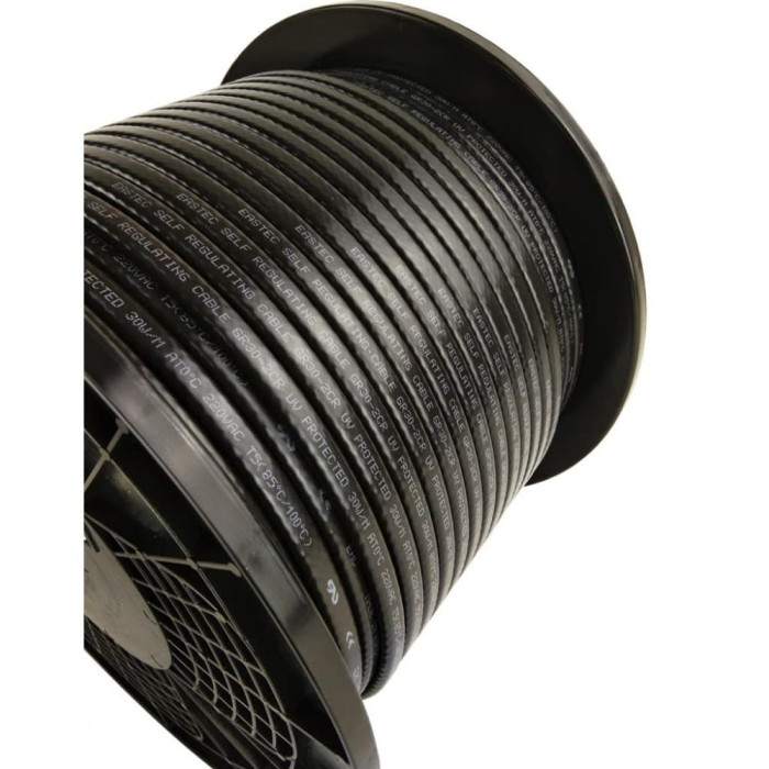 EASTEC GR 30-2 CR, M=30W (200м/рул.), греющий кабель с УФ защитой, пог.м.