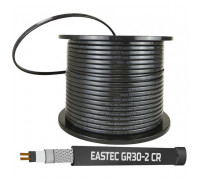 EASTEC GR 30-2 CR, M=30W (200м/рул.), греющий кабель с УФ защитой, пог.м.