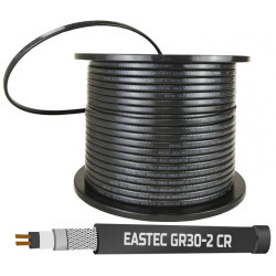 EASTEC GR 30-2 CR, M=30W (200м/рул.), греющий кабель с УФ защитой, пог.м.