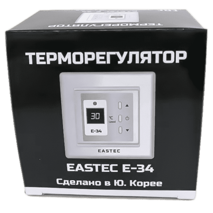 Терморегулятор EASTEC E-34 белый (Встраиваемый 3,5 кВт)