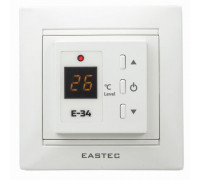 Терморегулятор EASTEC E-34 белый  (Встраиваемый 3,5 кВт)