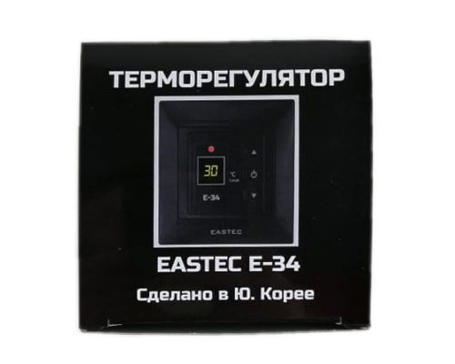Терморегулятор EASTEC E-34 черный (Встраиваемый 3,5 кВт) купить в Новосибирске