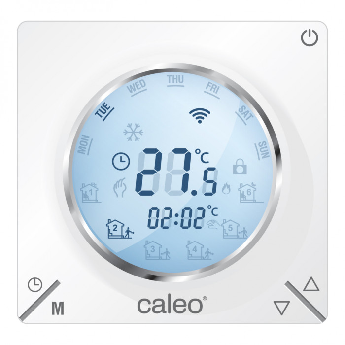 Терморегулятор CALEO С935 Wi-Fi встраиваемый, цифровой, программируемый, 3,5 кВт