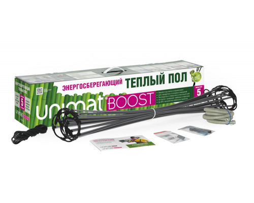 Стержневой теплый пол UNIMAT BOOST 160 Вт/м2, 4 кв м купить в Новосибирске