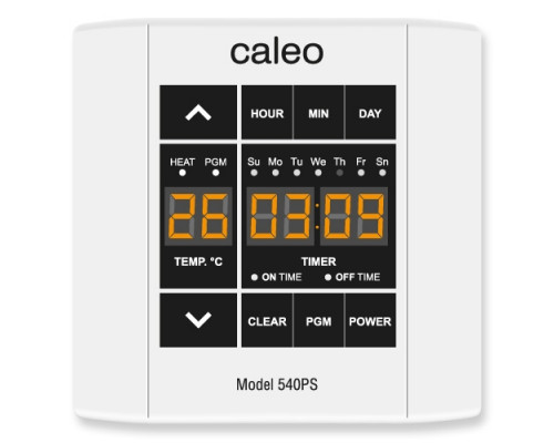 Электронный терморегулятор для теплого пола Caleo 540PS купить в Новосибирске