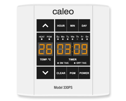 Электронный терморегулятор для теплого пола Caleo 330PS купить в Новосибирске