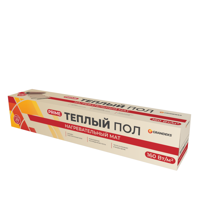 Система мат двухжильный GRANDEKS prime - 01,0 / 160