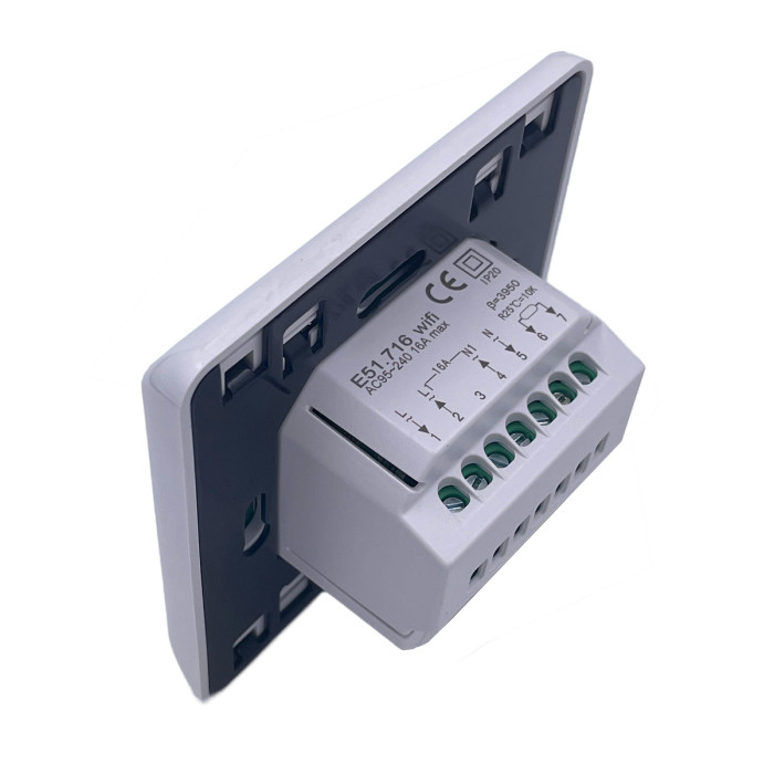 Терморегулятор E51 WiFi, цвет белый