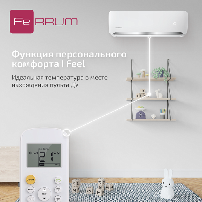 Классическая система кондиционирования FeRRUM Force FIS09F2/FOS09F2
