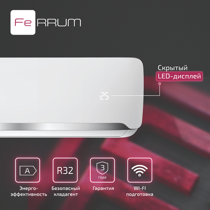 Классическая система кондиционирования FeRRUM Force FIS18F2/FOS18F2