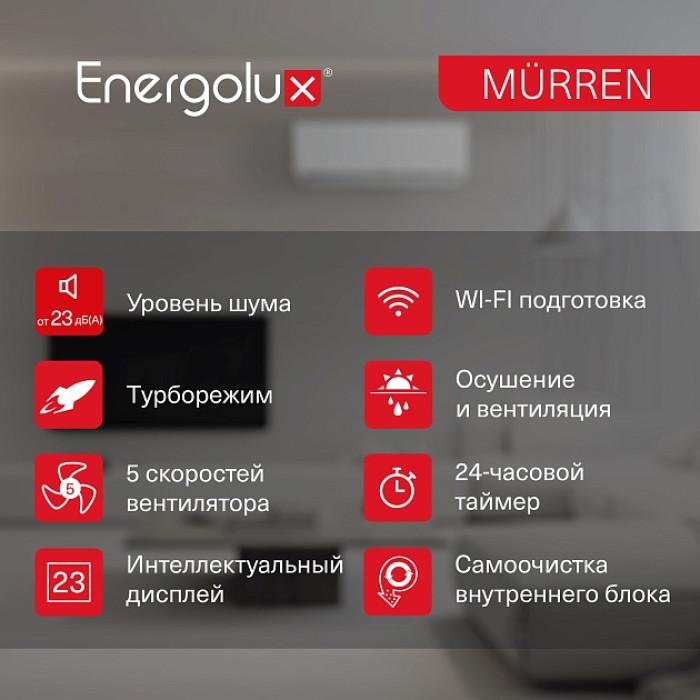 Классическая система кондиционирования Murren SAS12MR1-A/SAU12MR1-A