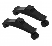 Ножки с колёсиками для конвекторов Теплофон МТ и iT черного цвета