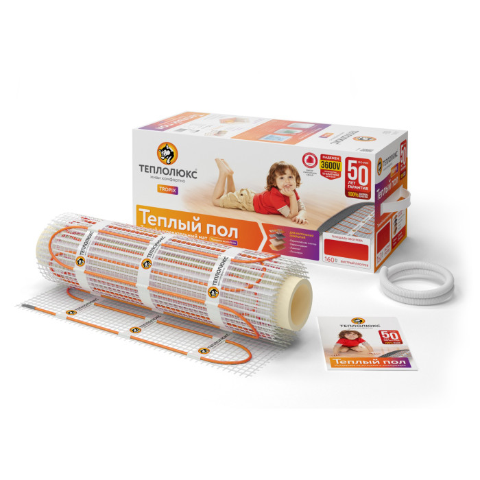 Нагревательный мат Теплолюкс Tropix MHH 400-2.5 м2