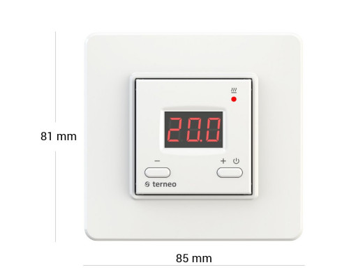 Терморегулятор для теплого пола Terneo st белый купить в Новосибирске
