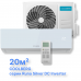 Инверторная система кондиционирования СOOLBERG Runa Silver CI-07UR1-IN/CI-07UR1-OUT купить в Новосибирске