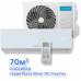 Инверторная система кондиционирования СOOLBERG Runa Silver CI-24UR1-IN/CI-24UR1-OUT