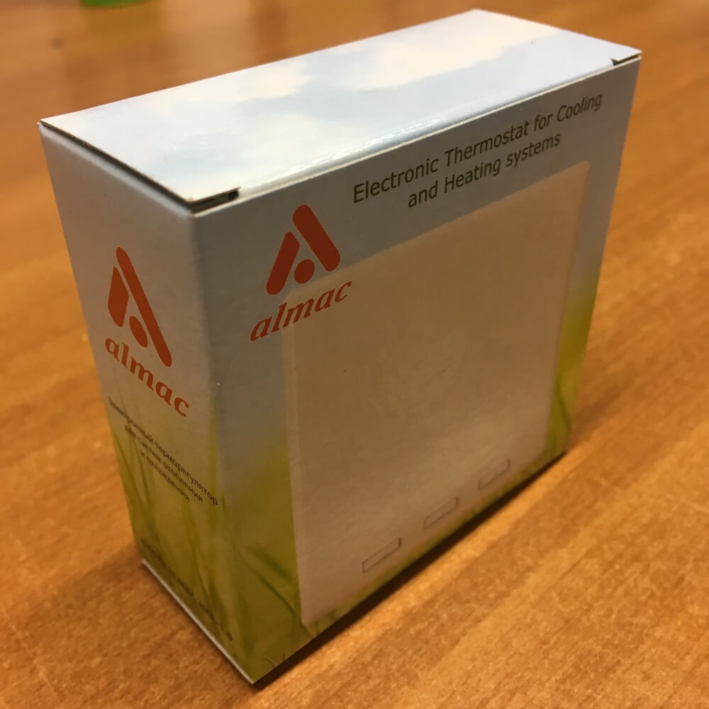 Упаковка терморегулятора Almac IMA-1.0.